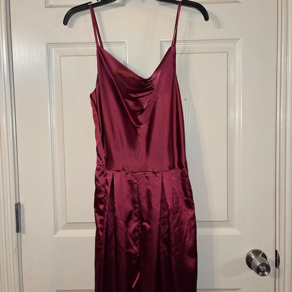 Burgundy Jumpsuit
